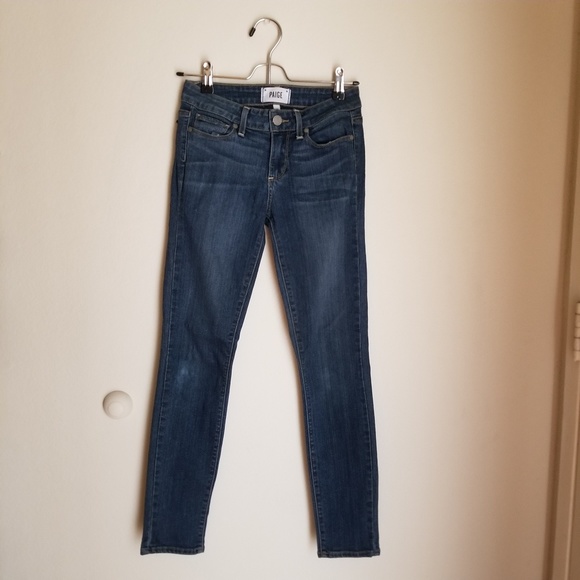 PAIGE Verdugo Ankle Dark Wash Jeans - Picture 3 of 8
